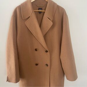 Gap wool blend trench US L